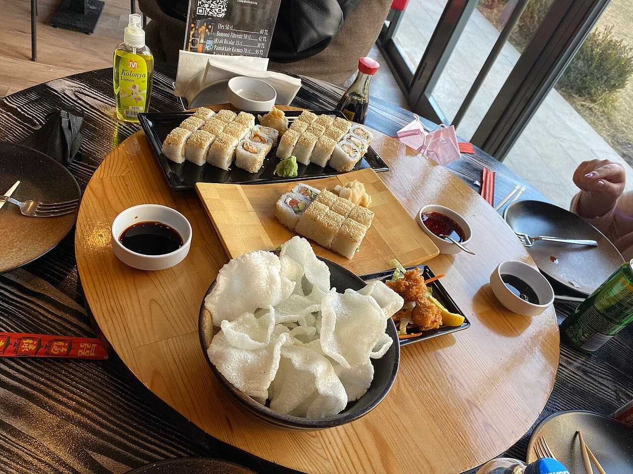 A traditional Japanese meal set